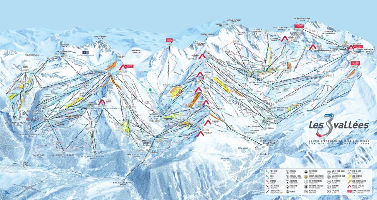 La Tania La Saboia Sleep 8 Private Sauna Lounge Dining 2 Bathrooms Kitchen 2 Balconies Ski In Out Extérieur photo